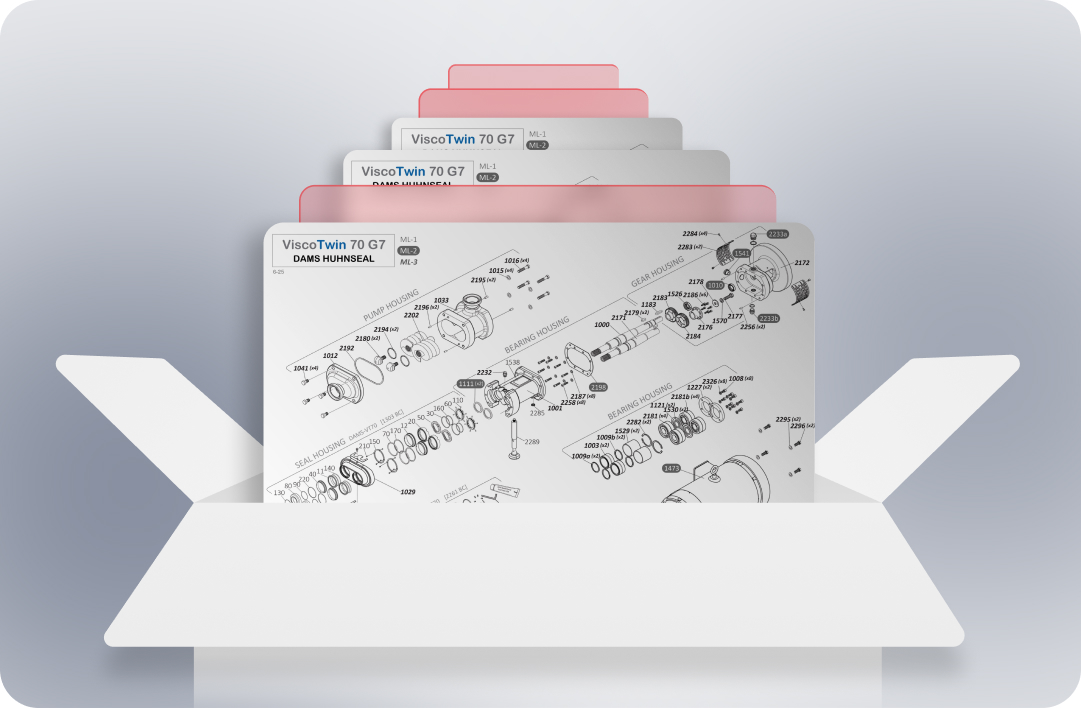 VT104 G10 Explosion Drawing