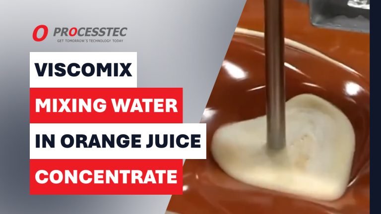 ViscoMix (Agitator) Mixing Water in Orange Juice Concentrate | Application Video